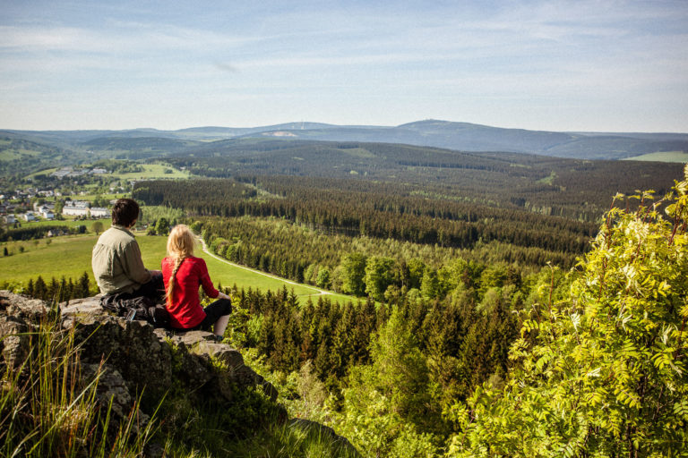 Kammweg in the Erzgebirge, Saxony. Photo: Tourismusverband Erzgebirge